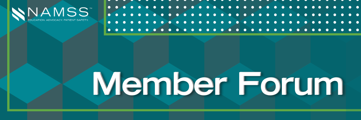 NAMSS Member Forum - 11/6/2023